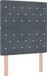 vidaXL Lit plateforme avec matelas Gris foncé 80 x 200 cm Velours