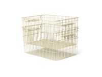 Ferm Living Panier Cala empilable 2 pièces Cachemire, 36,2x26,2x20,2cm