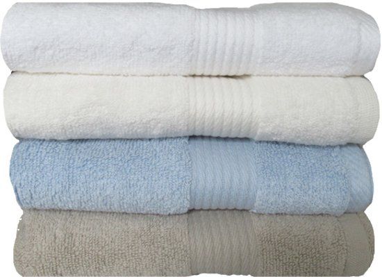 iSleep Terry Handdoek - 60x110 cm - Taupe - 6 stuks