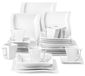 StarTech Flora - Porseleinen serviesset - 60-delig - Wit