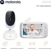 Motorola Nursery Babyfoon met Camera - Baby Monitor VM75 - Baby Camera met Kleuren Display, Tweeweg Communicatie, Slaapliedjes en Infrarood Nachtvisie - 300M Bereik