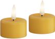 Deluxe Homeart Led Tealight 2 stuks Curry