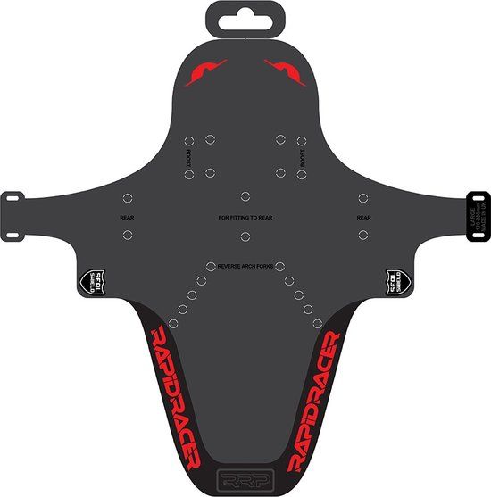 RRP Rapidracerproducts Enduroguard MTB Spatbord - Rood
