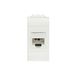 FANTON BTICINO LIVING LIGHT 23713-36 Databus RJ45 UTP 180° CAT.6 krimpen zonder gereedschap met adapter voor platen en houders
