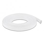Delock Bol Gevlochten mouw rekbare 10 m x 12 mm wit