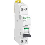 Schneider Electric Acti9 iDT40T MCB stroomonderbreker type C, Pol 1P+N 16A 230V, uitschakelvermogen 6 kA Acti 9