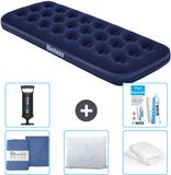 Bestway Luchtbed - 1-Persoons - 76 x 185 x 22 cm - Blauw