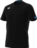 Arena T-shirt Team Panel Heren/Dames Unisex XXL Zwart Korte Mouw Ronde Hals Effen Regular Fit 50-100% Gerecycled Polyester