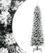Prolenta Maison Exclusive Kunstkerstboom, slank model met sneeuw, 120 cm, PVC en PE