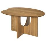 HOME DECO FACTORY, HD7388, Salontafel Calypso Hedendaags, Elegant en Praktisch Design, Geïntegreerde Opbergruimte, Ideaal voor Woonkamer, Makkelijk te Onderhouden, 80x42x60 cm, Bruin