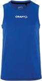 Craft Rush 2.0 Singlet Junior Blauw - Maat 122