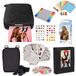 HP Sprocket Color draagbare fotoprinter (zwart) print direct Zink zelfklevende foto's van 2x3 \" vanaf je iOS- en Android-apparaat