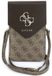 Guess Telefoontas Grained PU With4G & Classic Logos - Bruin