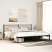 vidaXL Bedframe 200x200 cm Sonoma Eiken & Metaal