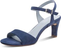 Tamaris - Dames - Sandalen met hak - Blauw - Maat 37