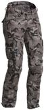Lindstrands Zion Dames Camouflage Motorjeans Zwart/Bruin/Grijs Maat 36