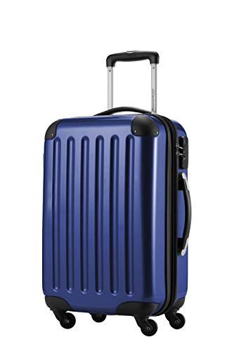 Hauptstadtkoffer ALEX Handbagage Koffer 55x38x23 cm, 42 L, Cijferslot, Uitbreidbare Hardschalige Trolley van PC ABS, 3,2 kg, 4 Dubbele Wielen, Donkerblauw