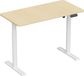 Kimex Verstelbaar bureau met motor, zit- en sta-functie, 120x60 cm, licht hout