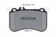 TEXTAR Jeu de plaquettes de frein 2521901