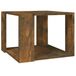 vidaXL salontafel 40x40x30 cm bewerkt hout gerookt eikenkleurig - bruin