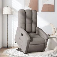 VidaXL Accentstoel Stof Taupe