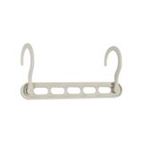 Honey-Can-Do Cascading Opvouwbare Witte Plastic Hangers, 20-Pack HNG-09214 Wit