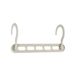 Honey-Can-Do Cascading Opvouwbare Witte Plastic Hangers, 20-Pack HNG-09214 Wit