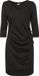 Kaffe KAindia V-neck 3/4 SL Dames Jurk - Black Deep