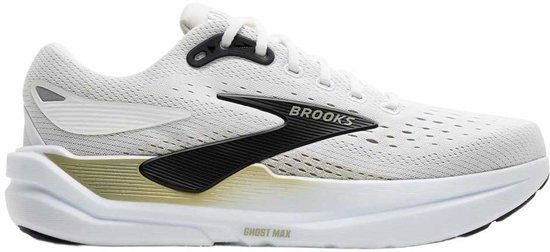 Brooks Ghost Max 3 Hardloopschoenen - Bright White / Tea / Black - EU 43 - Heren