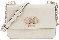 GUESS Salinge Flap Crossbody Bag Taupe Imitatieleer/Polyurethaan