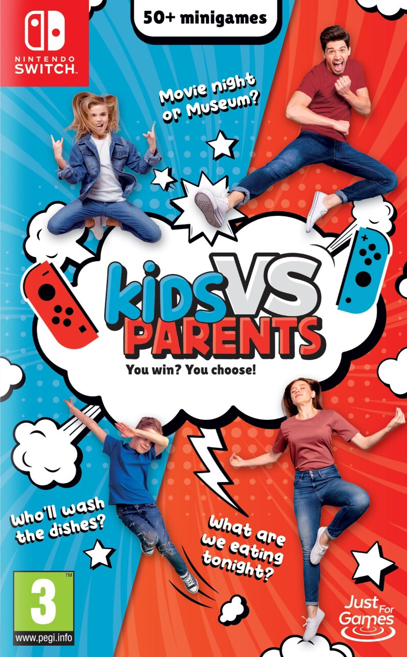 Just for Games Kids Vs. Parents Nintendo Switch