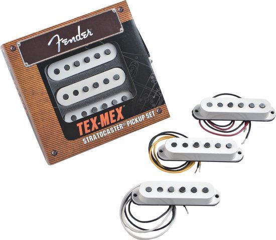 Fender Tex-Mex Stratocaster pickupset - wit