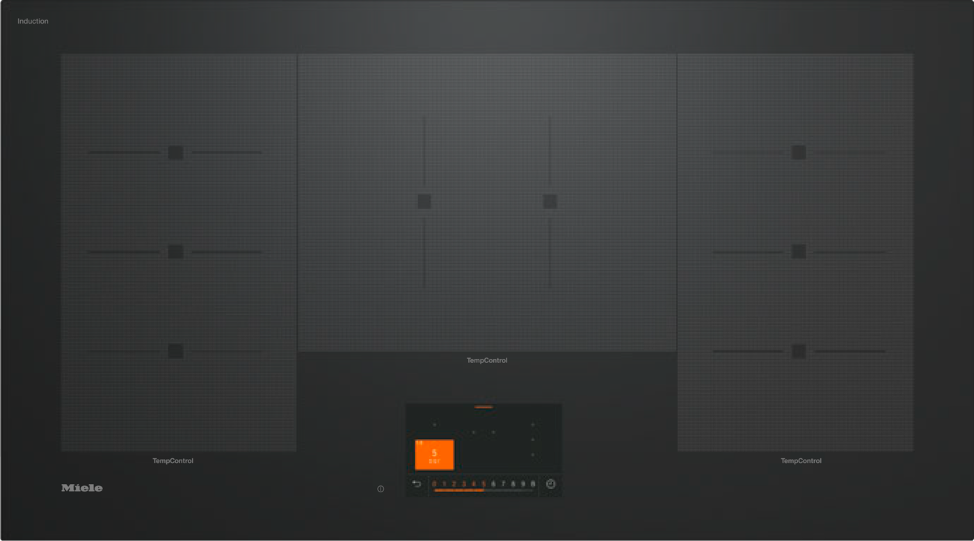 Miele KM 7999 FL Inductie Kookplaat - Zwart