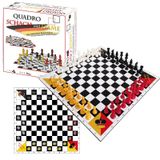 Quadro Jeu d'échecs - Quadro échecs et dames - 4 joueurs