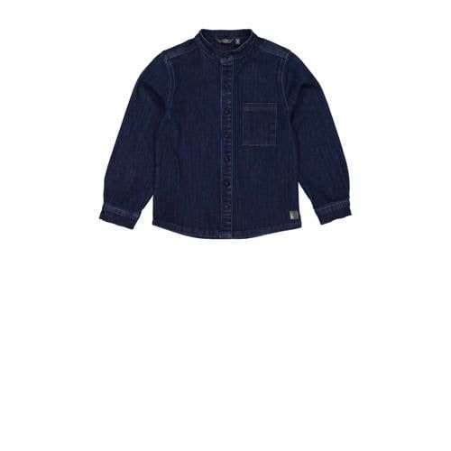 LEVV Little denim overhemd donkerblauw
