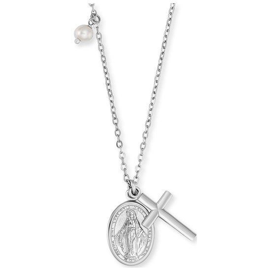 Engelsrufer Dames ketting Maria 925 sterling zilver - Minimalistische ketting - Zilver