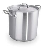 WAS 5302 200 soeppan met deksel, 20 cm diameter, 20 cm hoog, 6 l