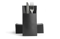 Alvotex Airlaid bestekservetten 39x40cm 50/1 - BLACK