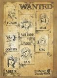 ABYstyle Poster The Seven Deadly Sins - Wanted 38x52cm