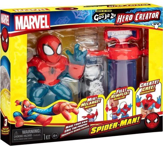 Heroes Of Goo Jit Zu Creator Spiderman Actiefiguur - 11 cm