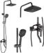 REA My2021-77H Argus Ensemble de douche Titane