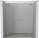Mexen Lunar Duo portes de douche battantes 190, transparent, or