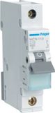 Hager MCN110 - 1P - 50 - 60 Hz - 10 A - 17.5 mm - 70 mm - 83 mm