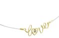 caï Love damesketting met hanger Give me some 925 zilver stof zirkonia wit 43 cm