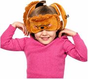 Puckator Relaxeazzz Relaxeazzz Reis set - Poedel hond knuffel / reiskussen / slaapmasker - voor kinderen - in vliegtuig of auto