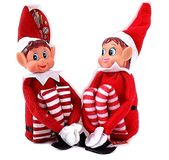 GLOW Set van 2 Naughty Little Xmas Elfen