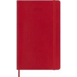 Moleskine 12 Maanden Agenda - 2026 - Dagelijks - Large - Zachte Kaft - Rood