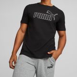 PUMA ESS Logo Tee PUMA Zwart