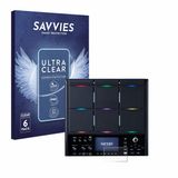 Savvies - Screenprotector voor Roland SPD-SX PRO - Folie Beschermfolie transparant 6 Stuks
