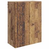 vidaXL Wandkast 66 x 34,5 x 90 cm Bewerkt hout Oud hout